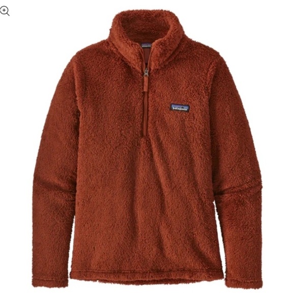 PATAGONIA Women's Los Gatos 1/4 Zip Burnished Red Size Small - Picture 1 of 9